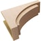 Ekena Millwork 11"W x 33"D x 22"H Classic Rivera Rough Cedar Woodgrain TimberThane Corbel, Primed Tan CORUR11X33X22RIVRCPR - alternate 5